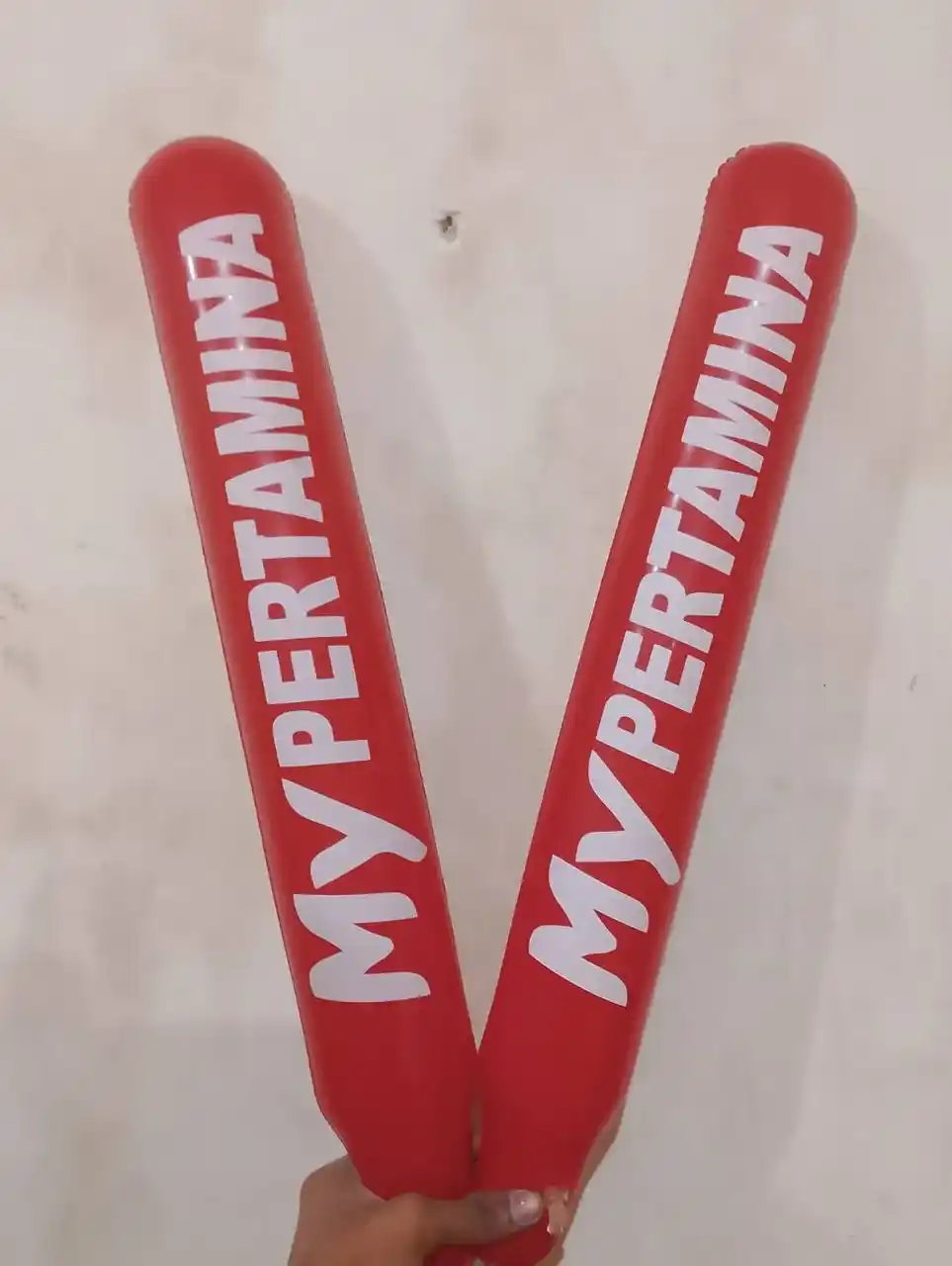 BALON TEPUK MY PERTAMINA MERAH BALON TEPUK MY PERTAMINA MERAH