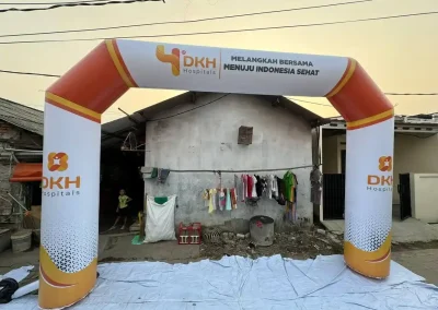 Balon Gate Custom Sponsor untuk Expo dan Pameran Bisnis