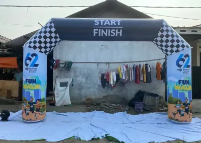 Balon Gate di Acara Fun Run Nasional