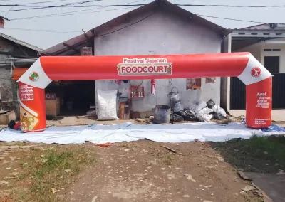 Balon Gate di Lokasi Event
