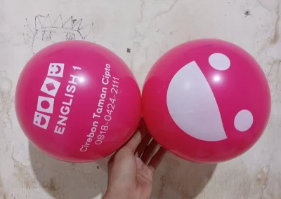 balon sablon pink