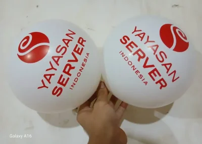 balon sablon promosi yayasan
