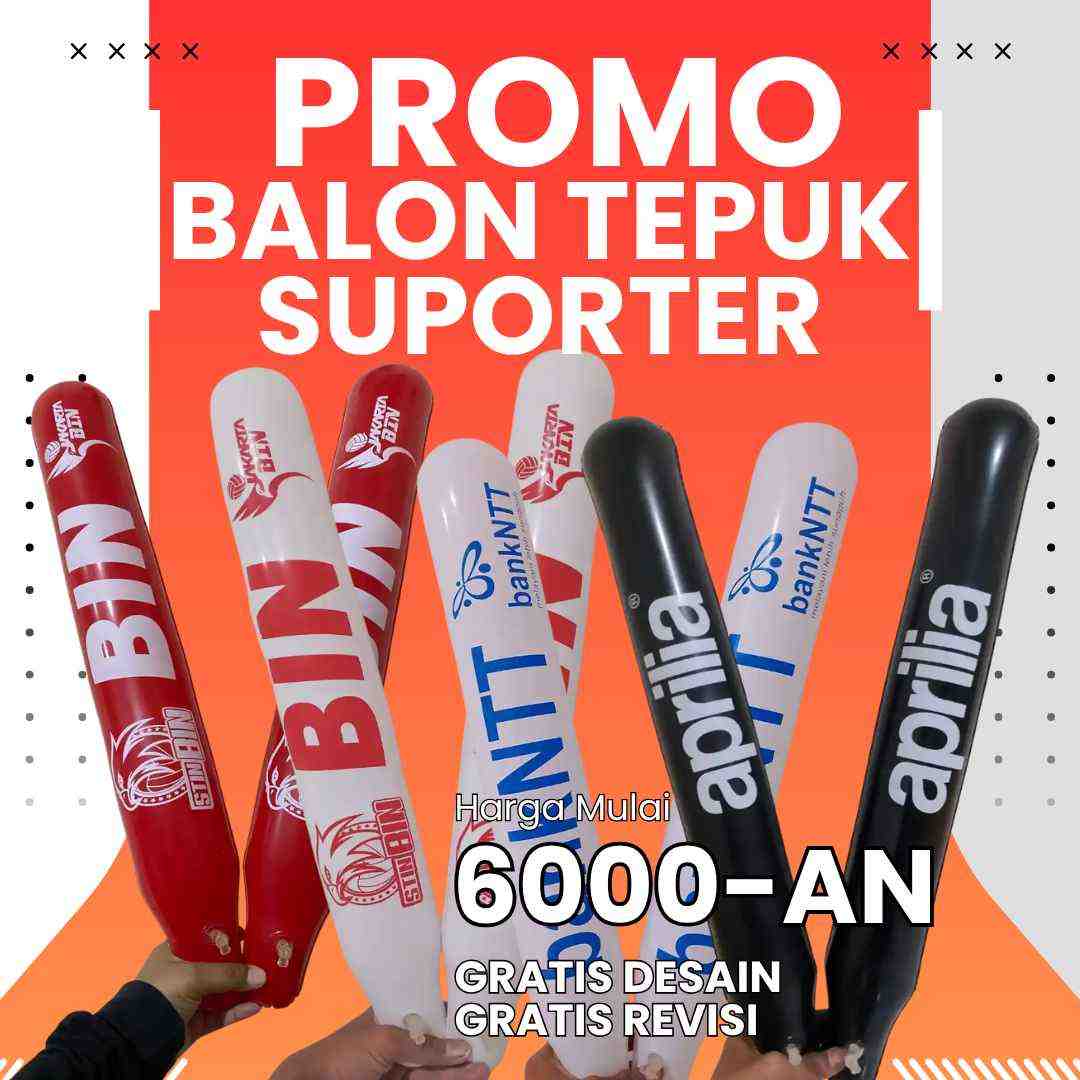 promo balon tepuk promosi suporter promo balon tepuk promosi suporter
