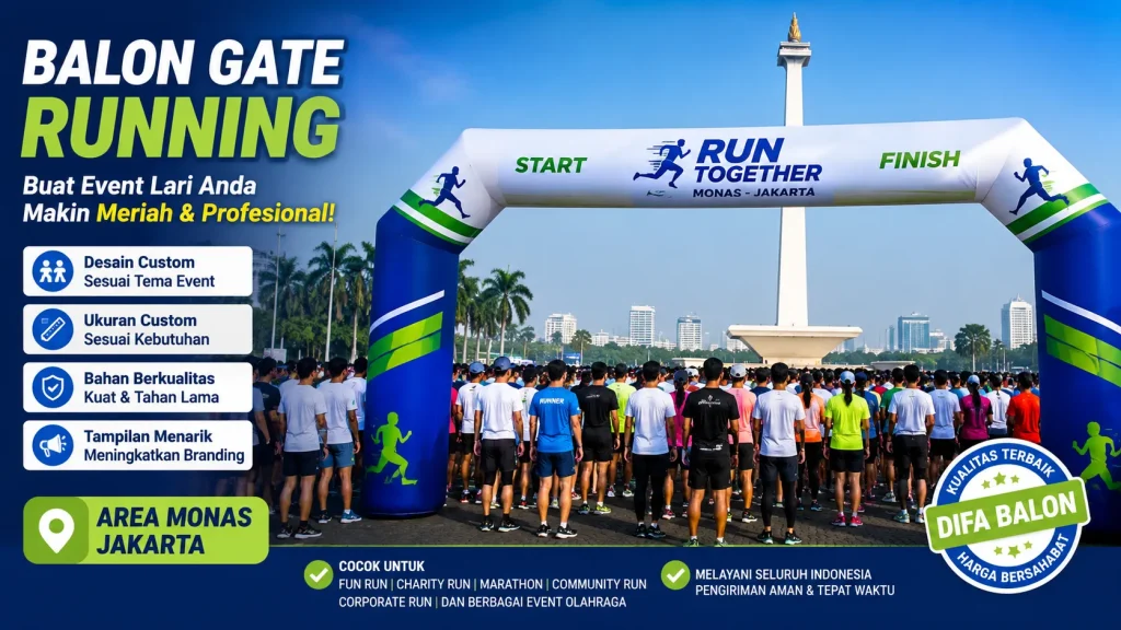Vendor Balon Gate Start Finish